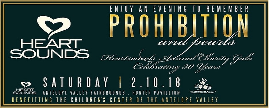 "Prohibition and Pearls" - Heartsounds Gala 2018 30th Anniversary