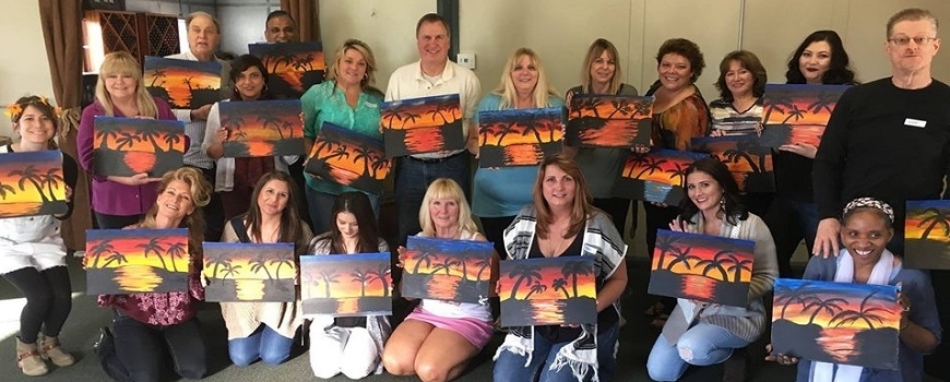 Wine and Paint with Amy