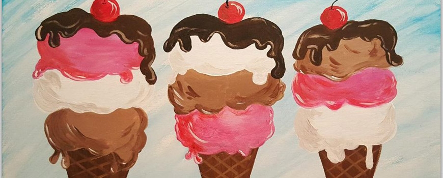 Ice Cream Anyone - Let's Paint