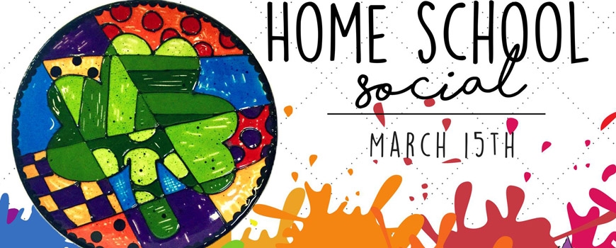 Home School Social - Shamrock Plate Home School Social - Shamrock Plate