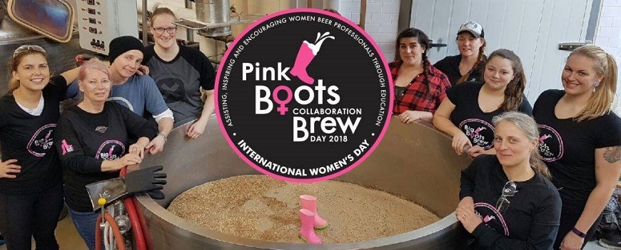 Pink Boots Collaboration Brew Day at Transplants