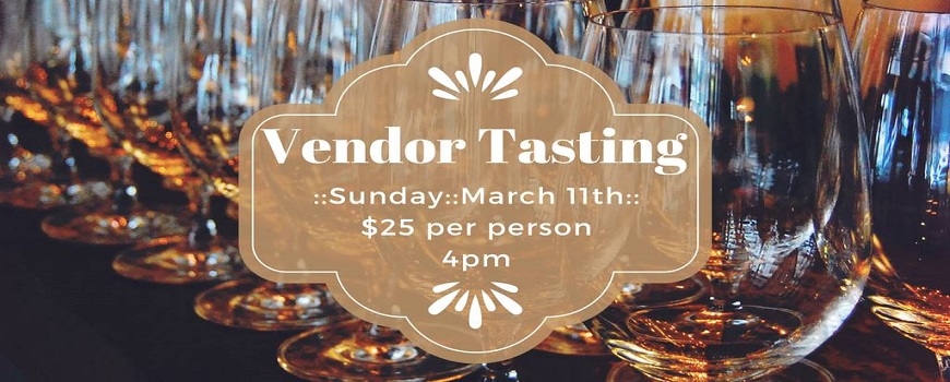 Vendor Tasting at Pour D'Vino Vendor Tasting at Pour D'Vino
