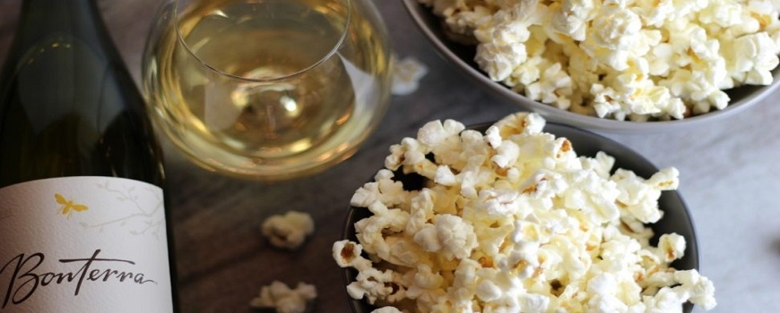 Wine and Popcorn Pairing