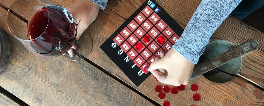 Bingo at Agua Dulce Winery Bingo at Agua Dulce Winery