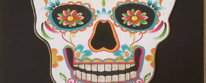 Wine and Paint - Friday the 13th Candy Skull Wine and Paint - Friday the 13th Candy Skull