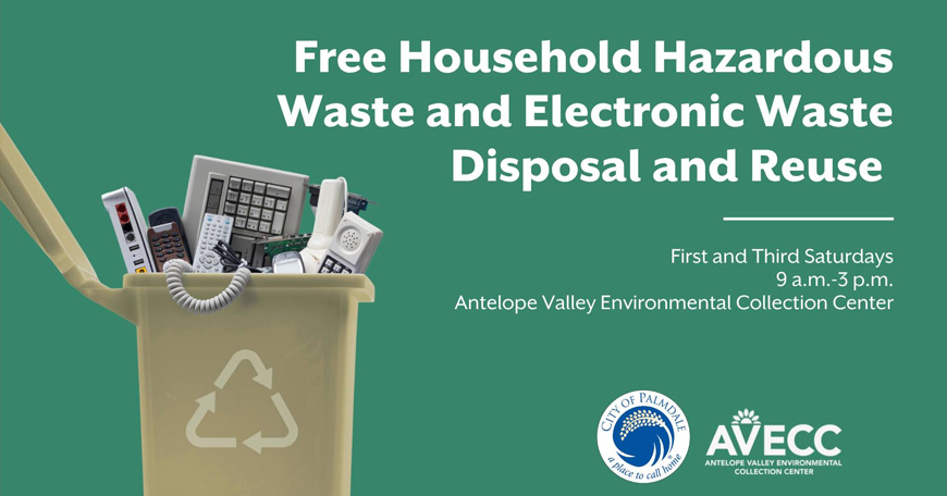 Free Household Hazardous Waste and Electronic Waste Disposal and Reuse