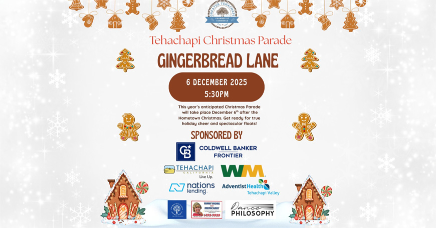 2025 Tehachapi Christmas Parade - Gingerbread Lane