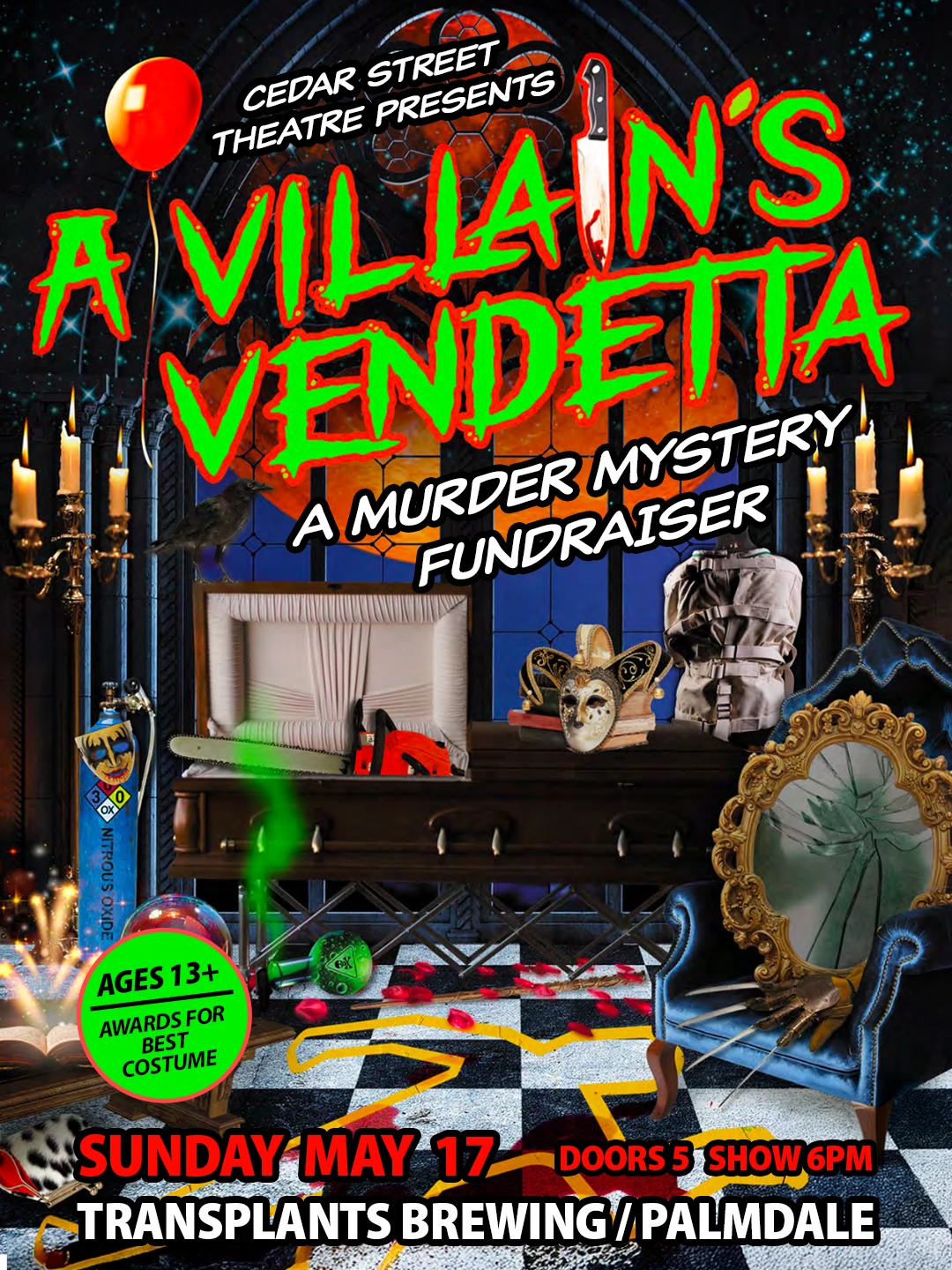 A VILLAIN'S VENDETTA- MURDER MYSTERY FUNDRAISER