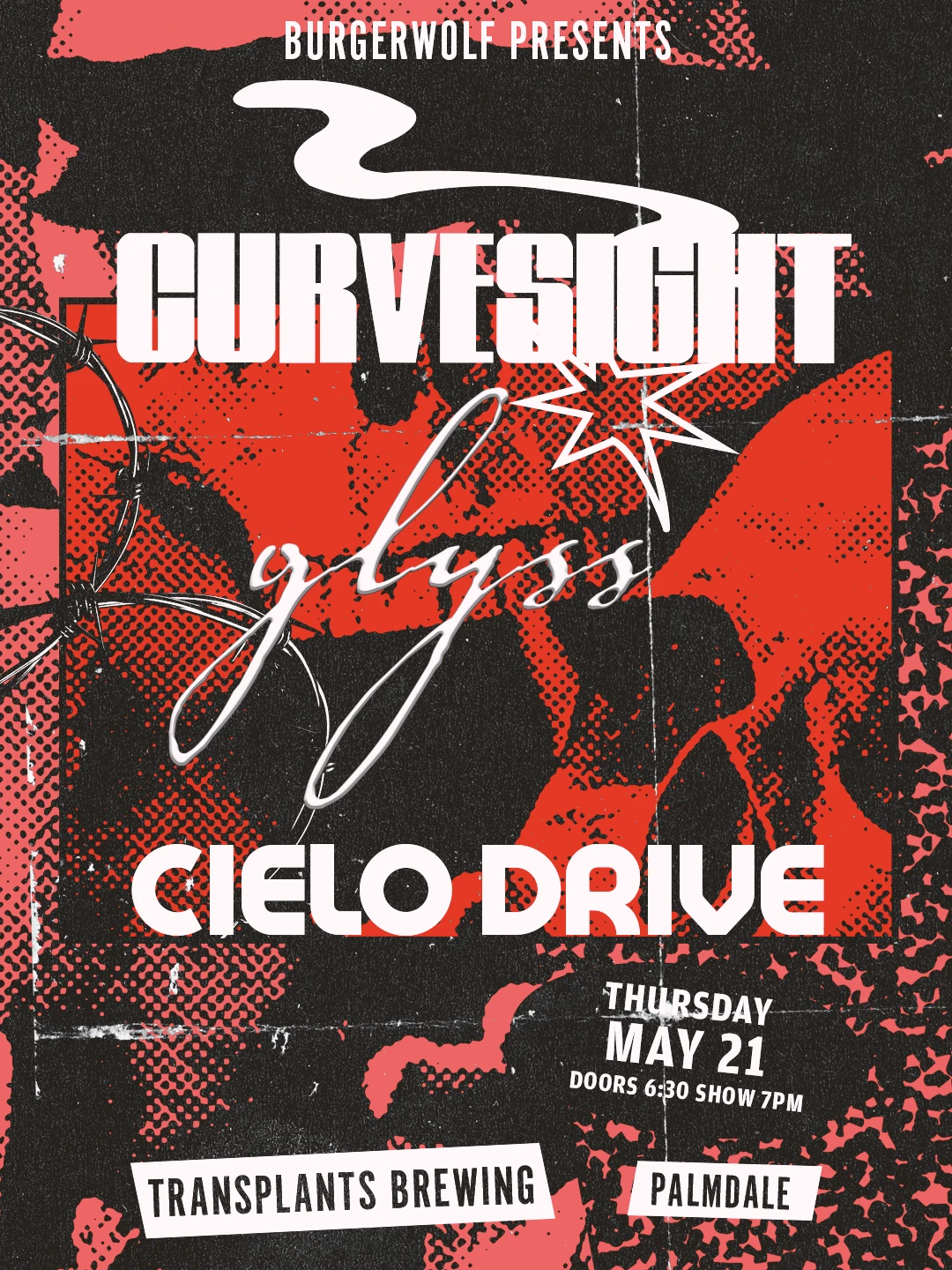 FREE SHOW: CURVESIGHT / GLYSS / CIELO DRIVE