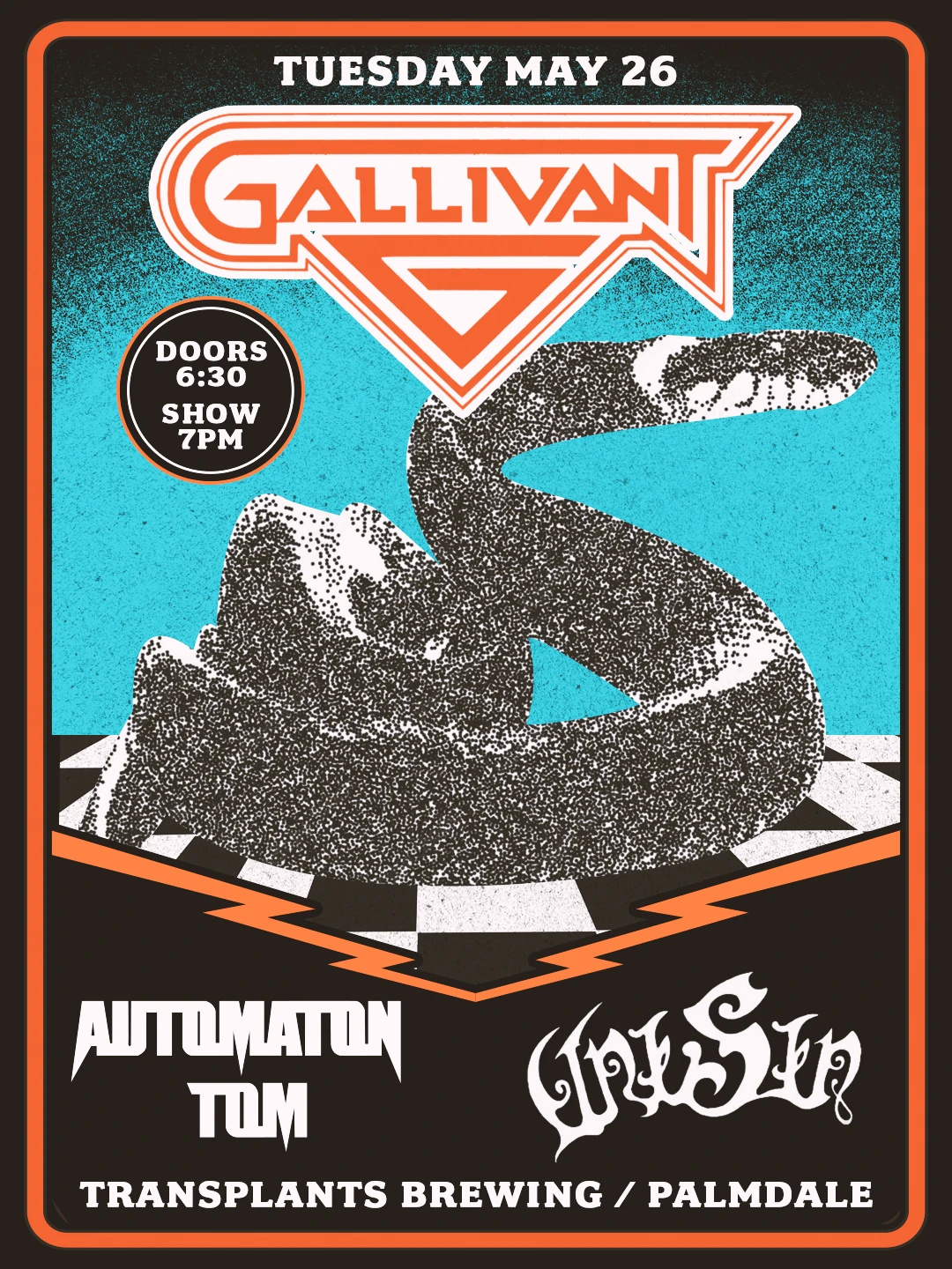 FREE SHOW: GALLIVANT / AUTOMATON TOM / UNISIN