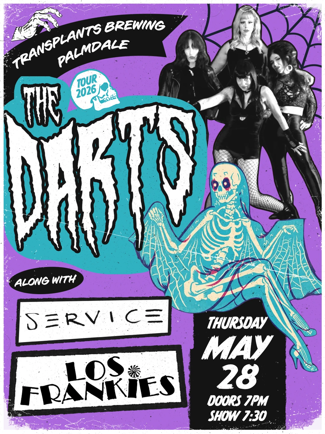 THE DARTS / SERVICE / LOS FRANKIES