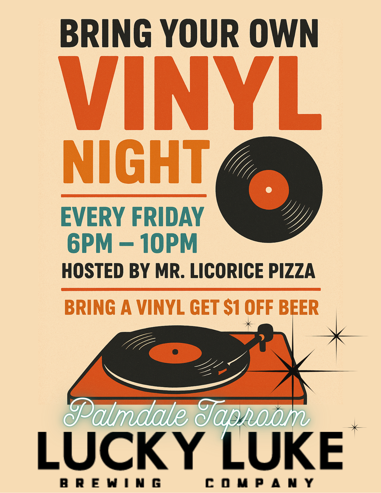 BYOV night - Bring your own vinyl