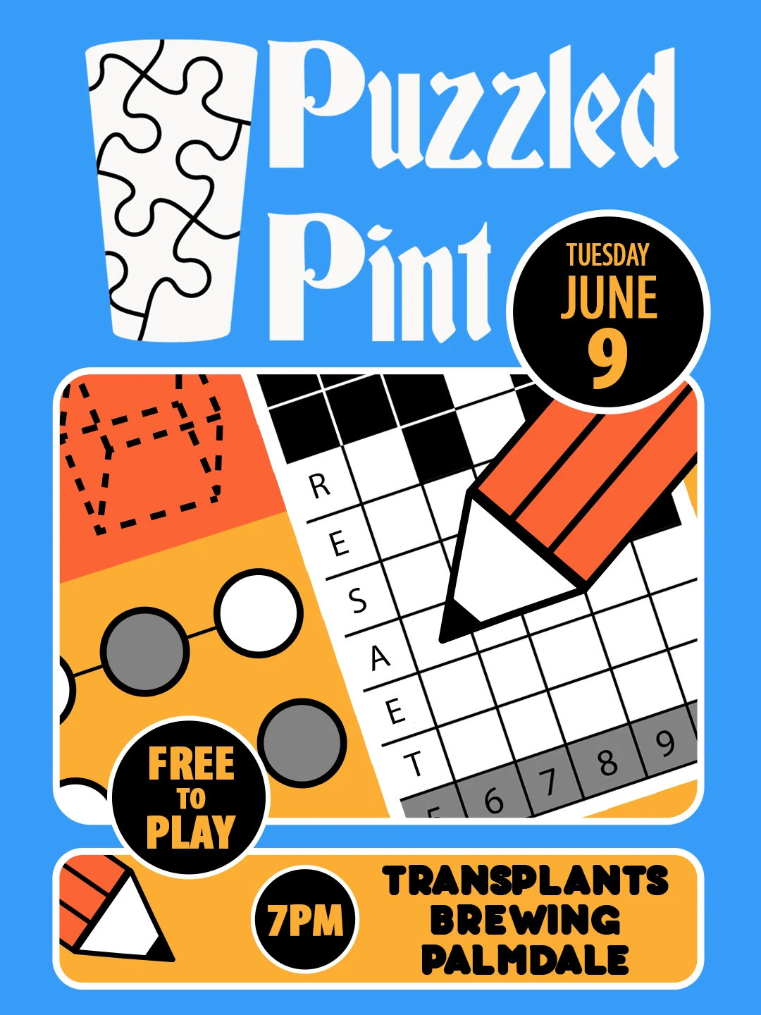 FREE EVENT: PUZZLED PINT