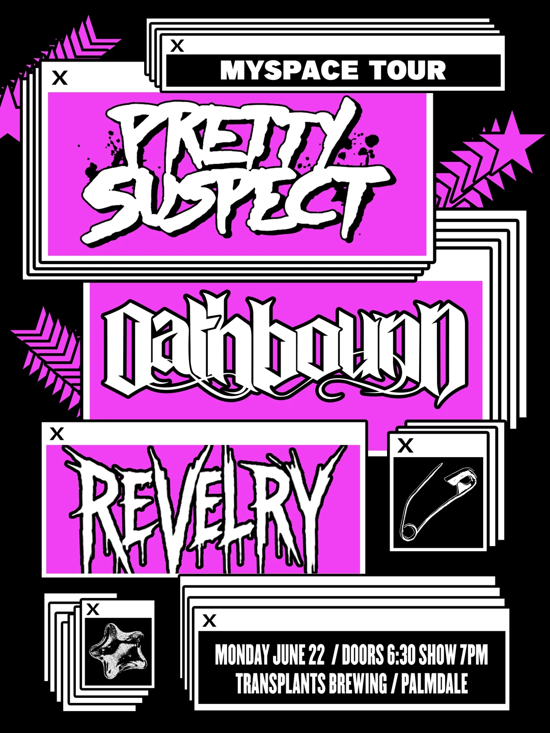 FREE SHOW: PRETTY SUSPECT / REVELRY / OATHBOUND